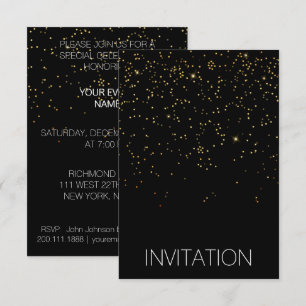 Anniversaire Surprise Invitation Vip Invitation