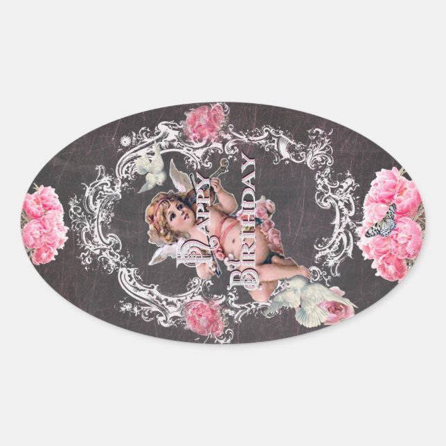 Anniversaire - Tableau noir - Sticker (Devant)