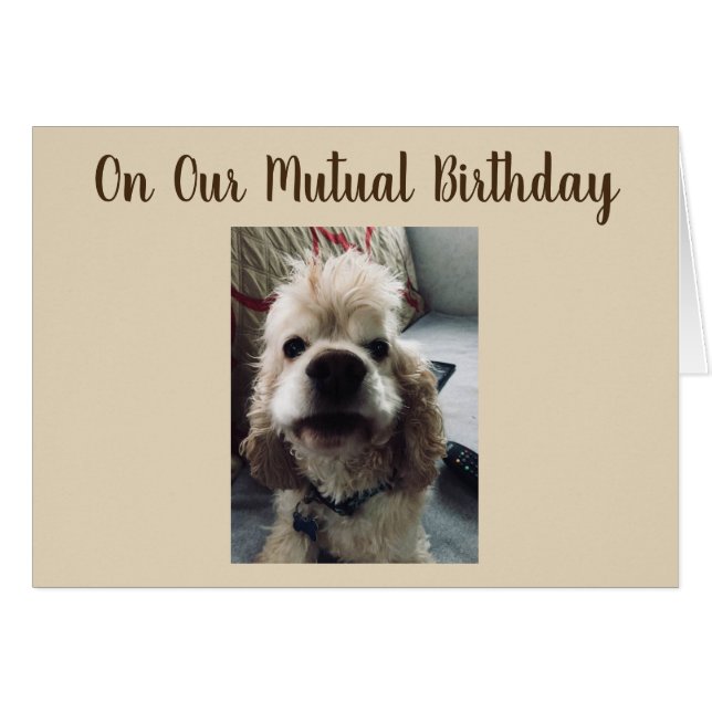 ANNIVERSAIRE VOUS SOUHAITE POUR NOTRE ANNIVERSAIRE (Devant horizontal)