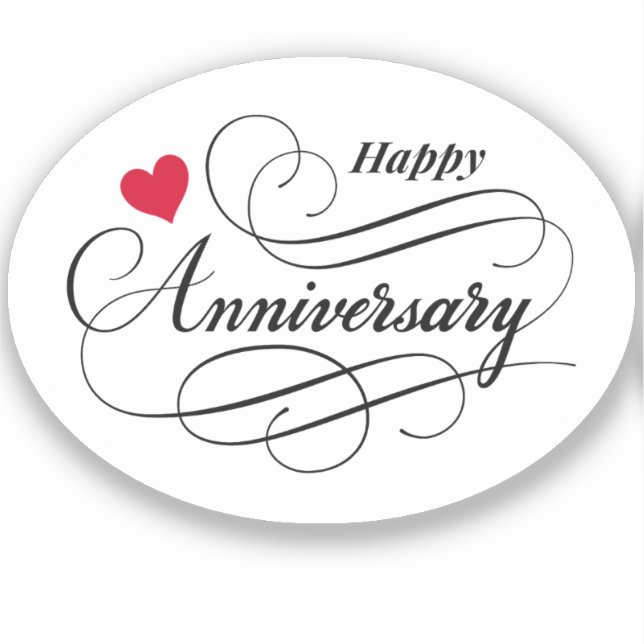 Anniversary Aufkleber (Vorderseite)