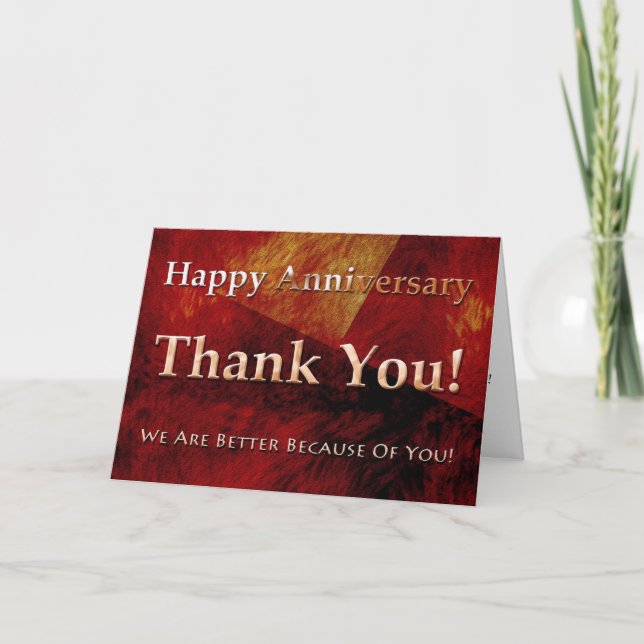 Anniversary Card Classic Karte (Vorderseite)