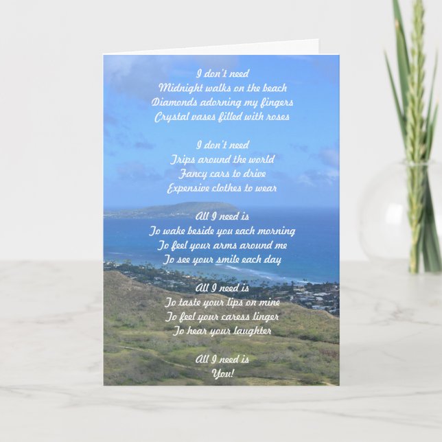 Anniversary Card for Husband Karte (Vorderseite)