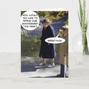 ANNIVERSARY, Funny Card Karte