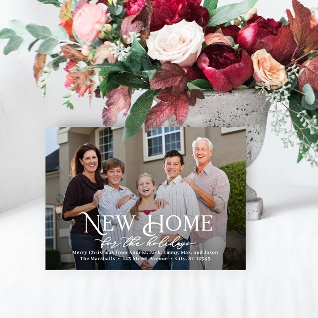 Annonce de déménagement sur carte de vœux Simply H (Créateur téléchargé)