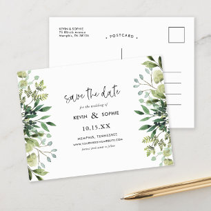 Annonce de Faire-Part de Mariage Moderne Bohème av