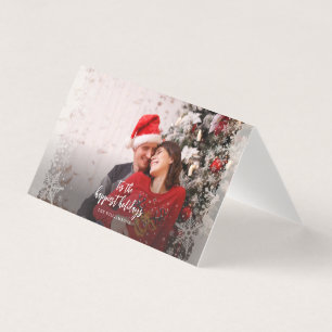Annonce de grossesse pour les fêtes de Noël