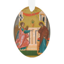Annonce de l'ornement de Theotokos