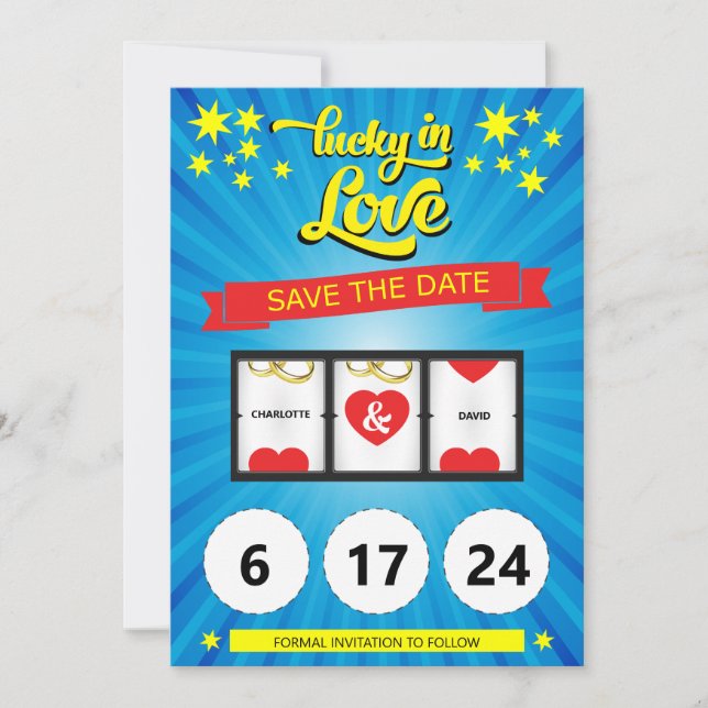 Annonce de mariage pour un Joyeux Save the Date (Devant)