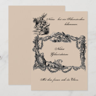 Annonce de naissance – Carte de naissance
