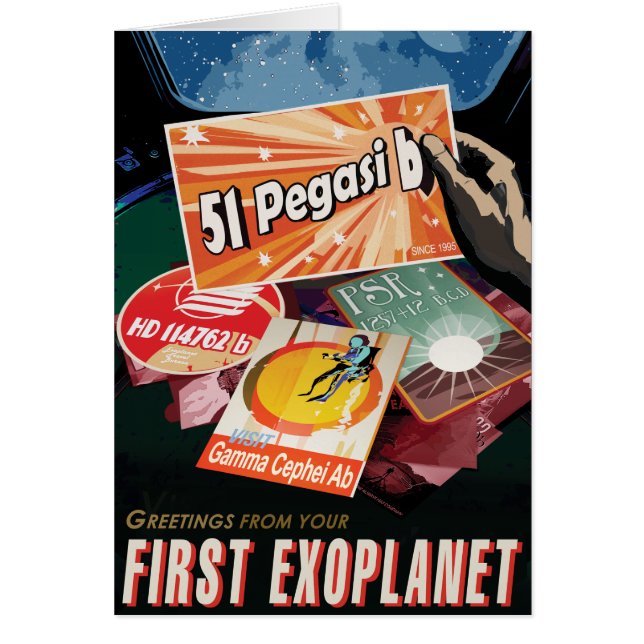 Annonce de voyage Sci-Fi, Planet 51 Pegasi b (Devant)
