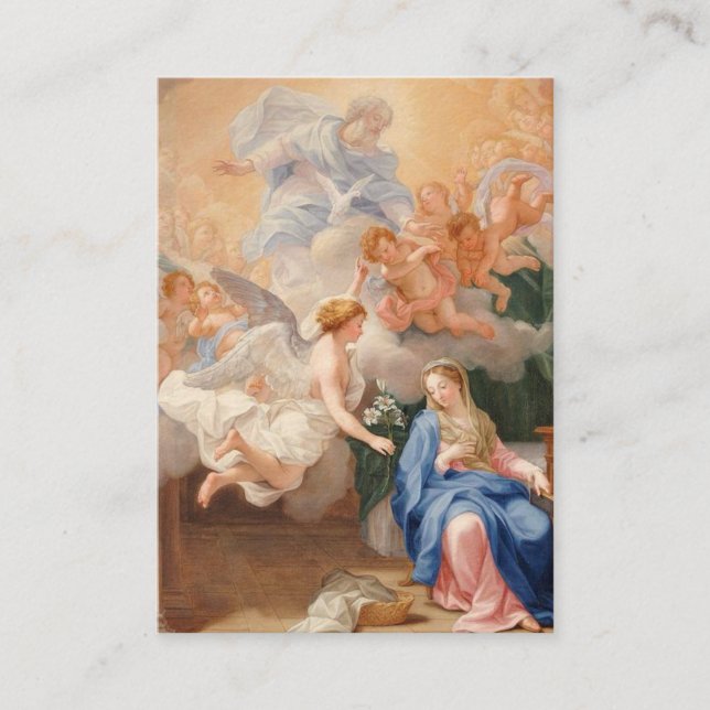 Annonce des cartes saintes de prière de Mary (Devant)