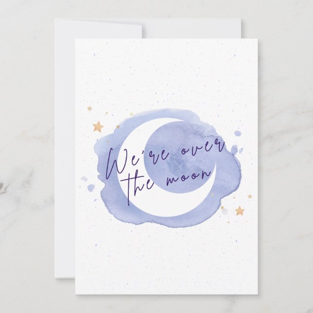 Annonce ou invitation à une baby shower (Devant)