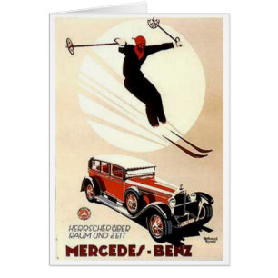 Annonce ski vintage Mercedes Benz