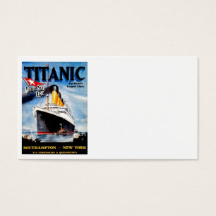 Annonce titanique de voyage de RMS