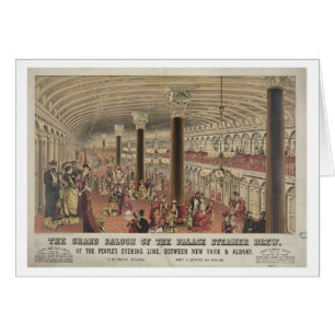 Annonce vintage de paquebot - luxe dans le voyage,