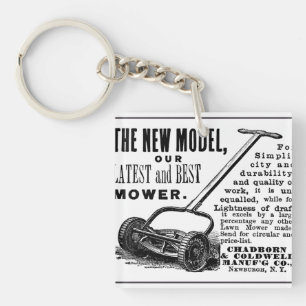 Annonce vintage de tondeuse à gazon