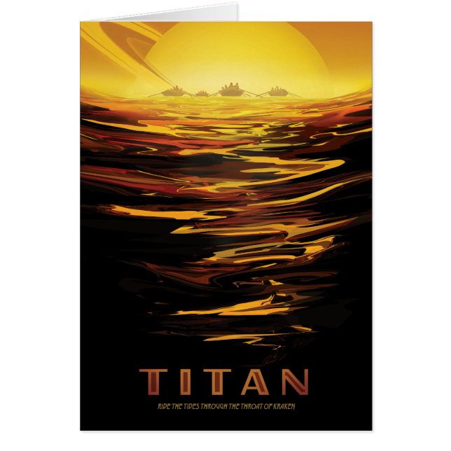 Annonce Voyage Sci-Fi, Moon Titan (Devant)