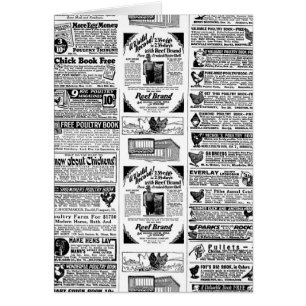 Annonces de poulet 1928