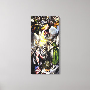 Annonciation d'El Greco Enveloppement en toile de 