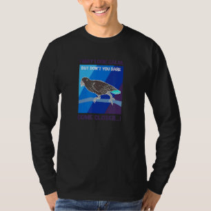 Annoyed African Gray Parrot Biting Finger T-Shirt