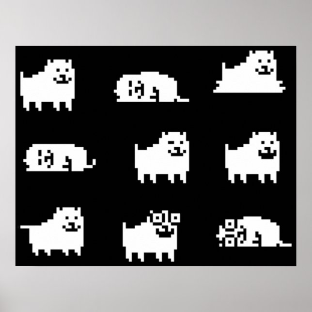 Annoying Dog Undertale HQ Poster (Vorne)