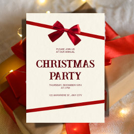Annual Office Christmas Party Invitation Einladung