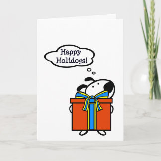 Annuelles Cartes de vœux mignonnes pour les fêtes - Happy Ho