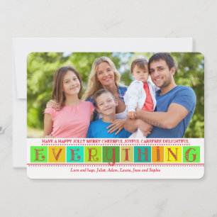 Annuelles Toutes les cartes de vœux photo pour les fêtes