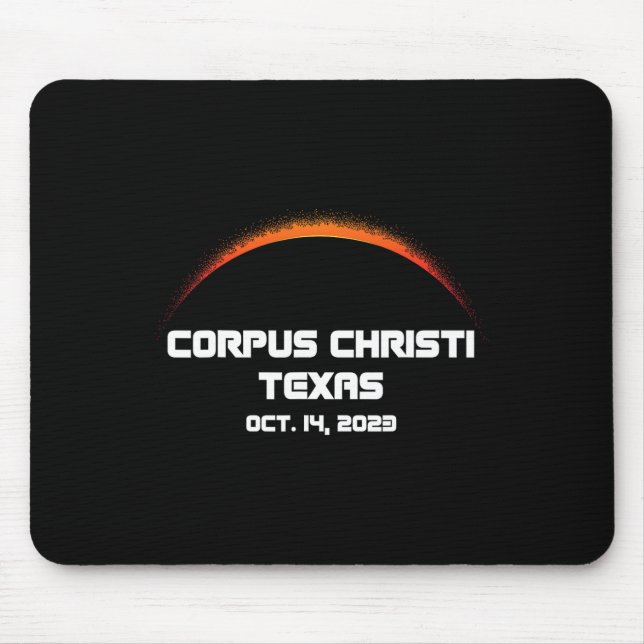 Annular Solar Eclipse S Corpus Christi Fall Mousepad (Vorne)