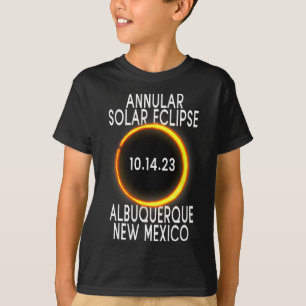 Annular Solar Eclipse T - Albuquerque New Mexico T-Shirt