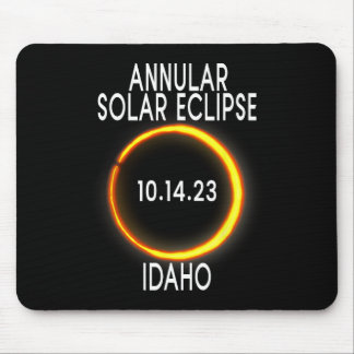 Annular Solar Eclipse T - Idaho Mousepad