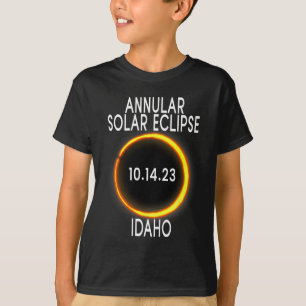 Annular Solar Eclipse T - Idaho T-Shirt