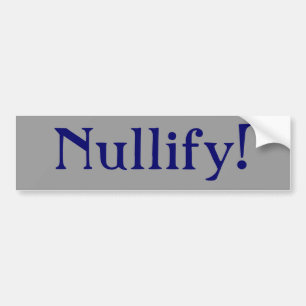 Annullieren Sie! Autoaufkleber