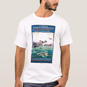 Annulliertes Floss-Flugzeug-förderndes Plakat T-Shirt