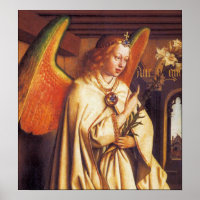 ANNUNCIATION ANGEL Archangel Gabriel Detail
