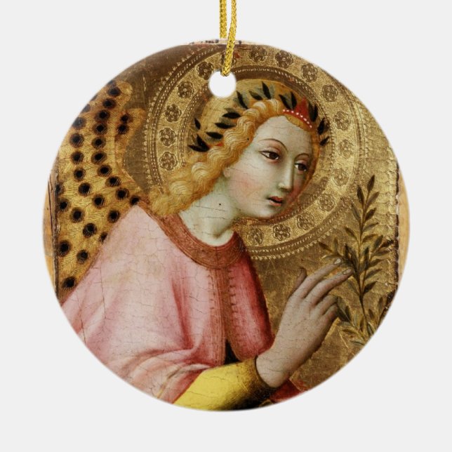 ANNUNCIATION ANGELS Magie der Weihnachtszeit Keramik Ornament (Vorne)