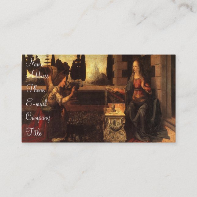 "Annunciation Visitenkarte (Vorderseite)