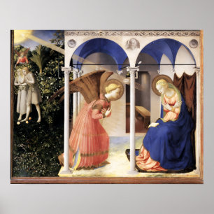 ANNUNCIATION von Fra Beato Angelico Poster