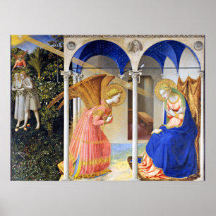 ANNUNCIATION von Fra Beato Angelico Poster