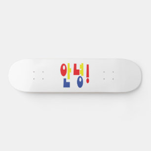 Annyeong! Koreanisch Hi / Hallo 안 녕 Hangul Skateboard