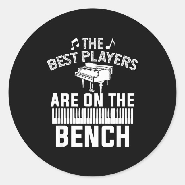 Ano Art For Men Women Anist Ano Teacher Ano Player Runder Aufkleber (Vorderseite)