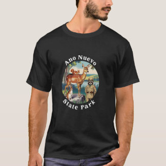 Ano Nuevo State Park Kalifornien Outdoor-Urlaub T-Shirt