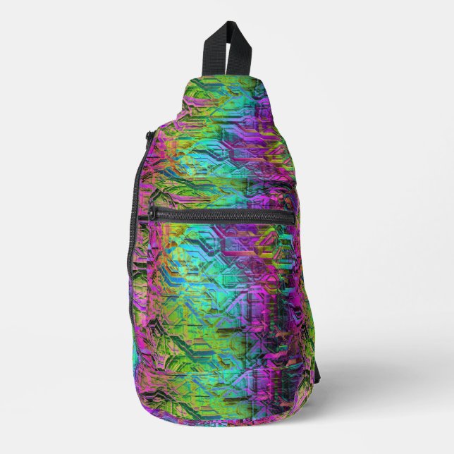 Anodifiziertes Titan: Crossbody Bag (Vorderseite)
