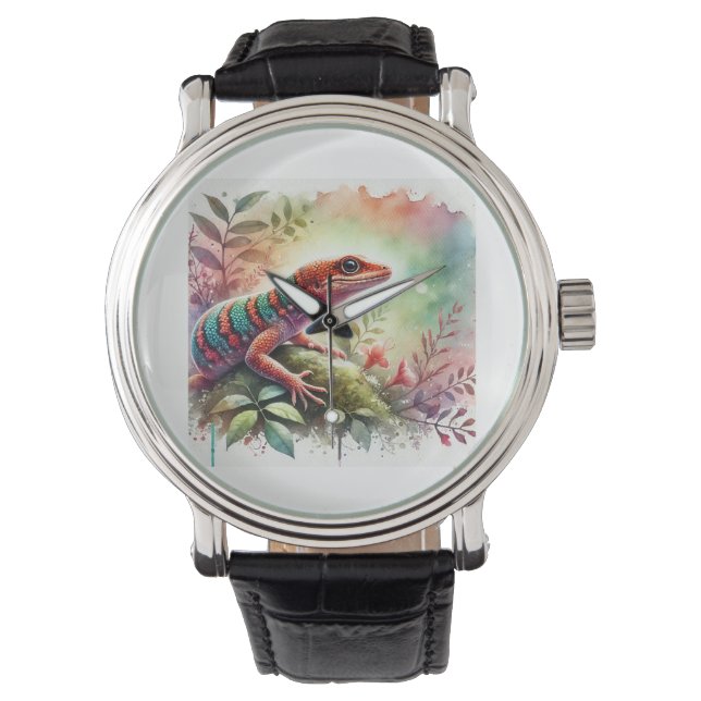 Anolis de rueda 100724AREF114 - Watercolor Armbanduhr (Vorderseite)