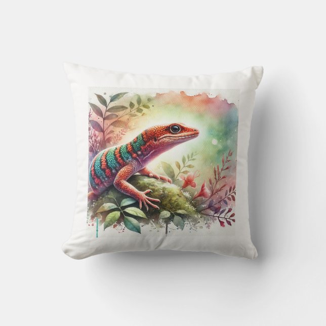 Anolis de rueda 100724AREF114 - Watercolor Kissen (Vorderseite)