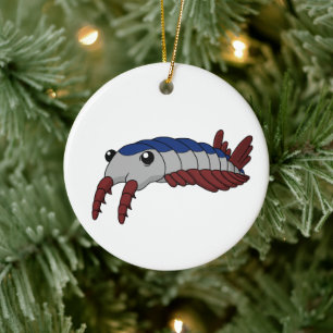 Anomalocaris - Prähistorisches Tier Keramikornament