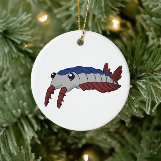 Anomalocaris - Prähistorisches Tier Keramikornament (Baum)