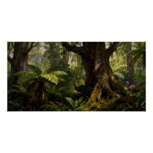 Anomalopteryx didiformis – Kleiner Straußenmoa Poster