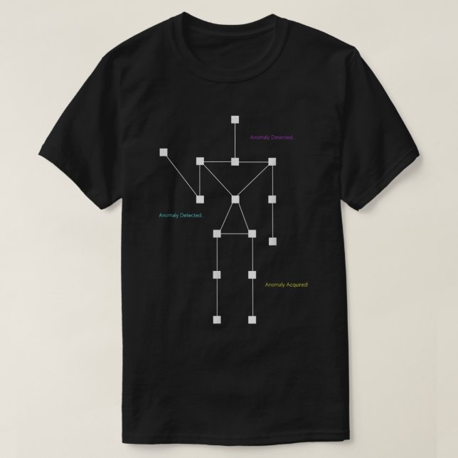 Anomaly Detected SLS Ghost Jagen - Funny Paranor T-Shirt (Design vorne)