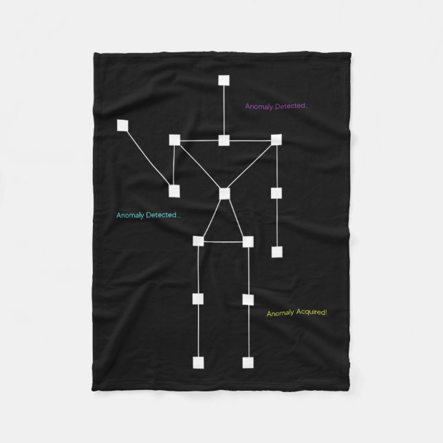 Anomaly Detection Sls Ghost Junting Shirt - Funny  Fleecedecke (Vorderseite)